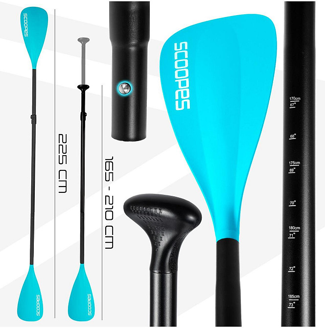 SUP-дошка 350 см надувна з веслом, сидінням, насосом і повним набором аксесуарів Scoopes (Velo 350) Нововолинськ - фото 5