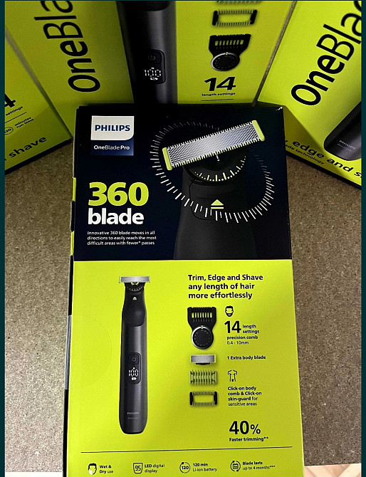 Триммер для Бороды и Усов : Phillips OneBlade QP6551/15 Киев - изображение 2