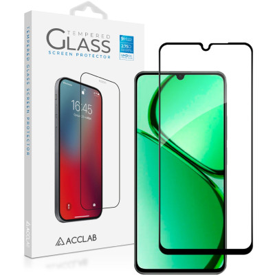 Стекло защитное ACCLAB Full Glue Realme C63 Black (1283126594946) Винница - изображение 1