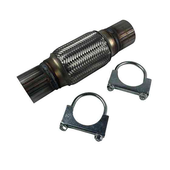 Гофра 55х150x250 крепление под хомут в сборе AGK глушителя Мукачево