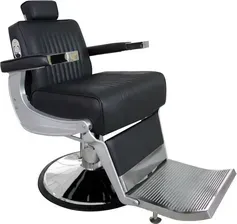 Барберське Крісло Hairway Fotel Fryzjerski Barber David - Srebrno-Czarny (56797-Yd29) Киев - изображение 1