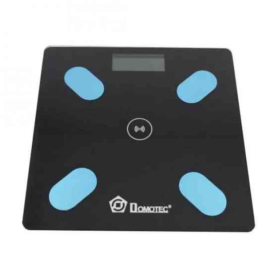 Цифрові ваги смарт Domotec, Ваги підлогові для аналізу тіла підлогові з датчиком температури MJ-68 Львів