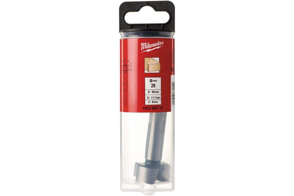 Сверло FORSTNER (26х90х50 мм; хвостовик 8 мм) Milwaukee 4932363712 Коломыя - изображение 2