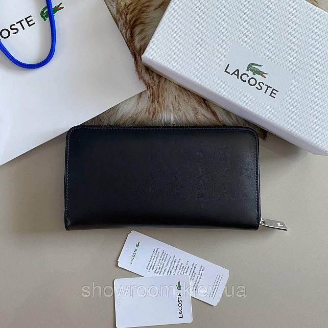 Чоловічий гаманець клатч на блискавці Lacoste (1719) Київ - фото 7