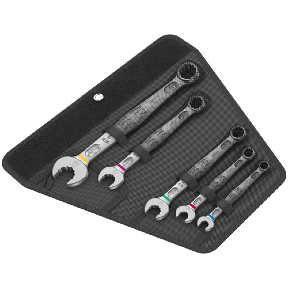 Набір ключів комбінованих дюймових Wera 5/16"-3/4" 5шт, в сумці, 6003 Joker 5 Imperial Set 1 05020240001 Одеса - фото 1