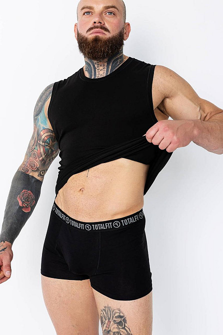 Чоловічі труси-боксери TotalFit TM1-KHL10 4XL, Чорний Київ - фото 2