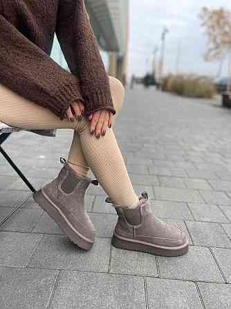 WSMR Угги жіночі WSMR K01 кофе (зима, замша натуральна) (5679) 40 Коломыя