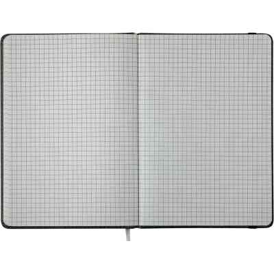 Книга записна Buromax Primo 125x195 мм 96 аркушів в клітинку обкладинка зі штучної шкіри Чорна (BM.291161-01) Вінниця