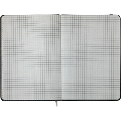 Книга записна Buromax Primo 125x195 мм 96 аркушів в клітинку обкладинка зі штучної шкіри Чорна (BM.291161-01) Вінниця - фото 4