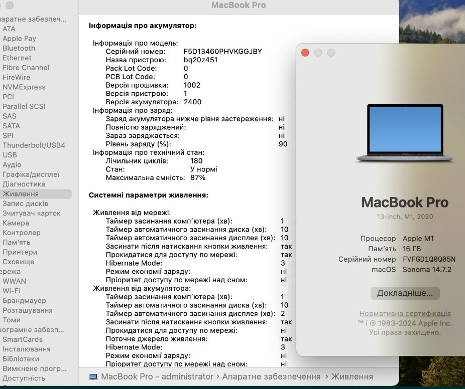 Ноутбук MacBook Pro 13