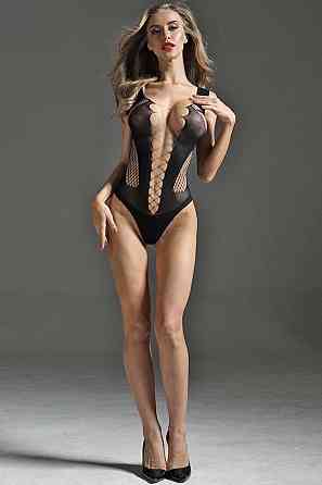 Еротичний боді мереживна сітка, жіноча сексуальна білизна, універсальний розмір зріст: 145-185 см One Size, чорний, 60146 Кам'янець-Подільський