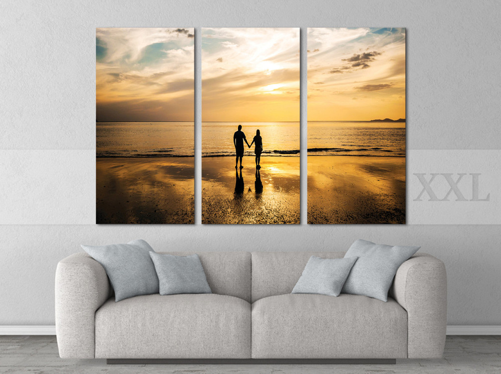 Модульна картина Пара на пляжі Art-195_XXL Київ - фото 2