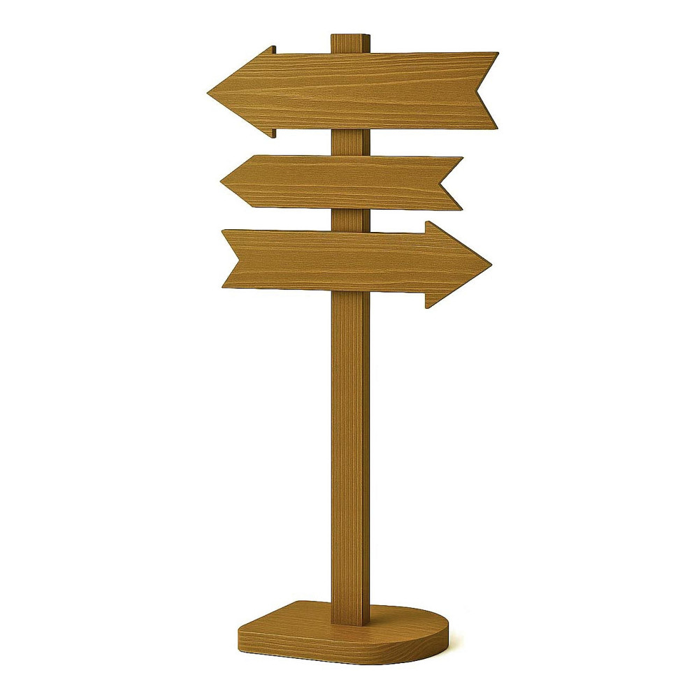 Напольная стрелка-указатель 