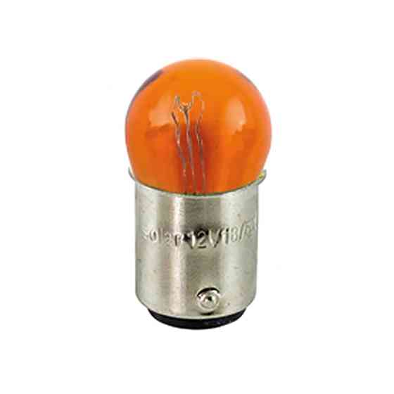 Лампа розжарювання Solar 12V 18/5W BAY15d Amber, 10шт Київ