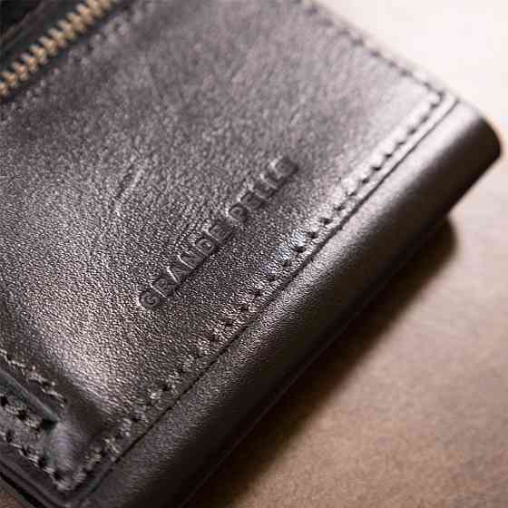 Портмоне кишенькове 11336 Grande Pelle Чорне Київ