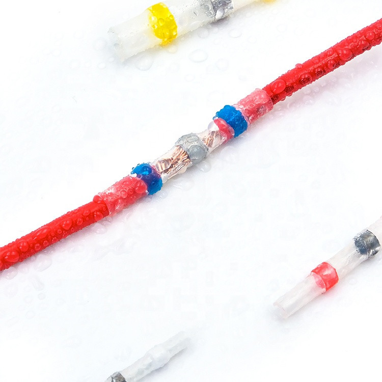 Термоусадочна гільза 250шт, термоусадка з олов’яним припоєм, набір для пайки та проводки Київ - фото 2