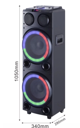 Бездротова акустична система HS-TD1246 з підсвічуванням та мікрофоном Київ