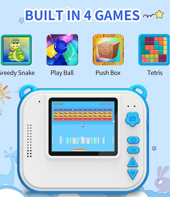 Термо фото принтер, миттєва фотографія. Поларойд.Дитяча камера Київ - фото 6