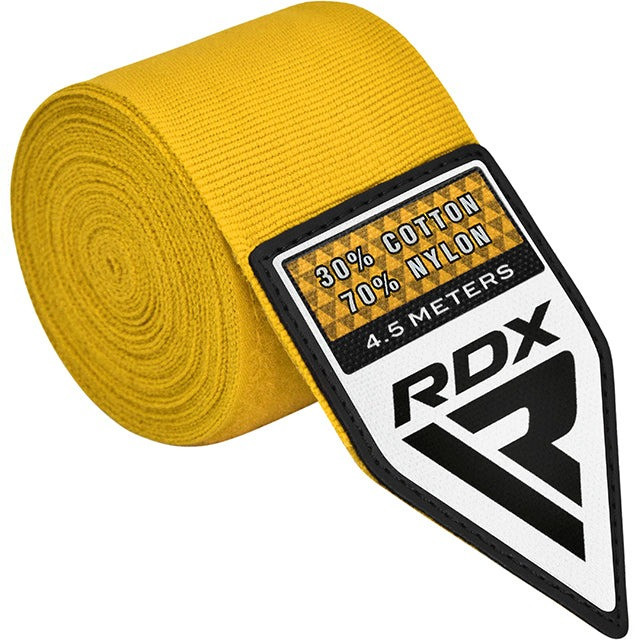 Бинти для боксу RDX WX Professional Boxing Hand Wraps Yellow (4.5м.) Кам'янське - фото 2