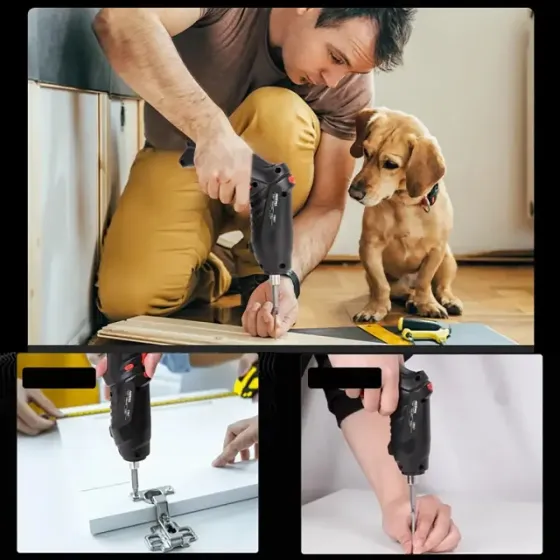 Аккумуляторная отвертка трансформер, 48 элементов, мини-шуруповерт Коломыя