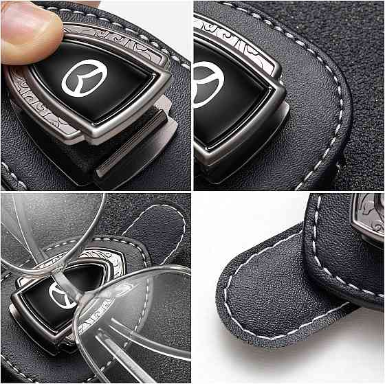 Автомобільний тримач, кліпса на сонцезахисний козирок для окулярів, карток з емблемою Mazda Луцк