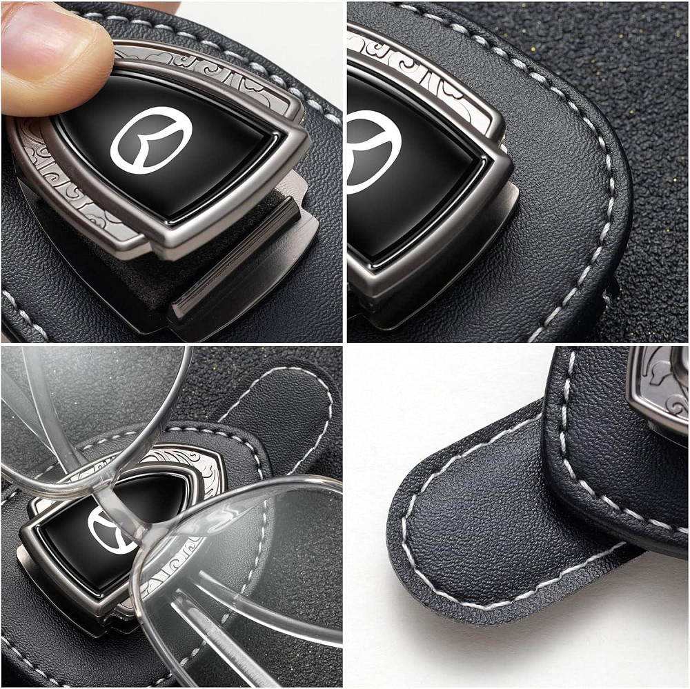 Автомобільний тримач, кліпса на сонцезахисний козирок для окулярів, карток з емблемою Mazda Луцьк - фото 3