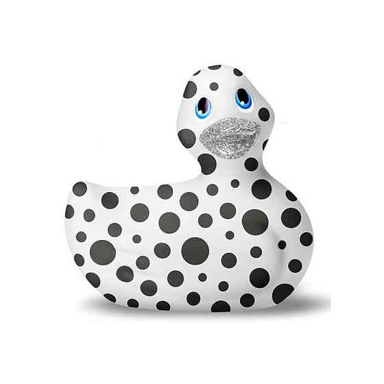 Уточка вибратор I Rub My Duckie белая в черный горох Sex Aura Киев