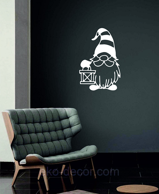 Декоративне настінне Панно «Гном», Декор на стену Київ - фото 5