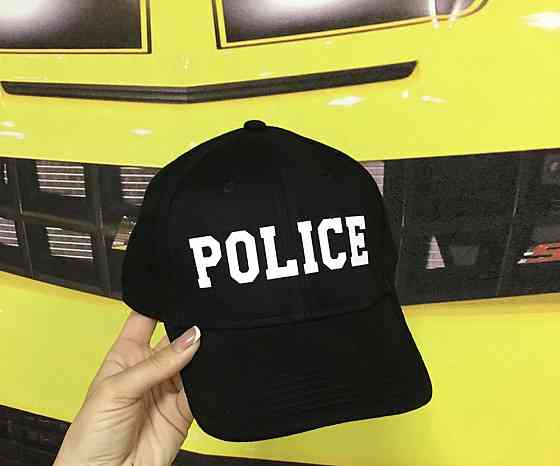 Чорна кепка, бейсболка. POLICE Чернівці