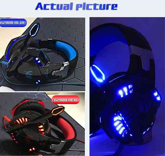 Ігрові навушники Kotion Each G2000 з мікрофоном і підсвіткою. Київ