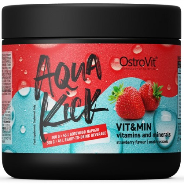 Мультивітамінний комплекс OstroVit Aqua Kick Vit&amp;Min 300g (Strawberry) Луцьк - фото 1