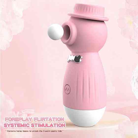 Клиторальный вакуумный вибратор в шляпе Wo-sex LiloUSB - Розовый Винница