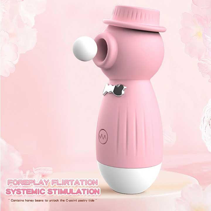 Клиторальный вакуумный вибратор в шляпе Wo-sex LiloUSB - Розовый Винница - изображение 4