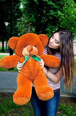 Плюшевий ведмедик М'яка іграшка Рафаель 80 см Коричневий Тернопіль