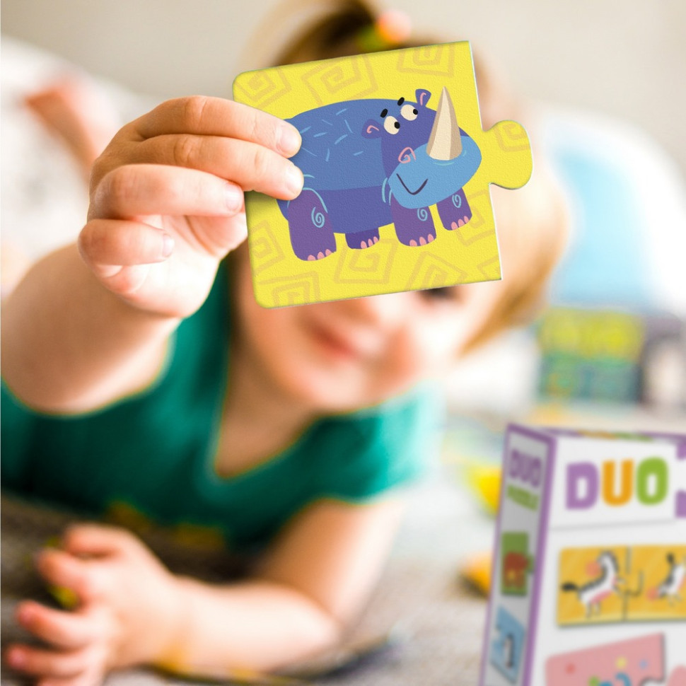 Дитячий пазл "ДУО-Мама і малюк" 300692, 24 елемента Вінниця - фото 6