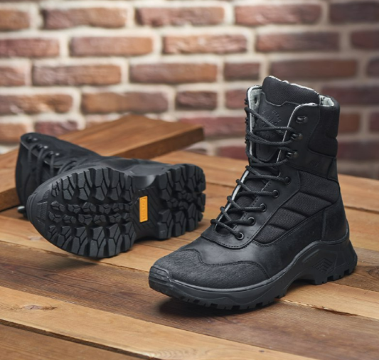 Берці зимові (теплі). Непромокаючі . Б 6-чорний  Військові ЗСУ. 40 (26,5см) Харків - фото 4