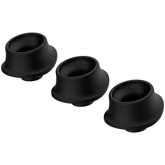 Сменные насадки на Womanizer Premium, Eco, Classic, Liberty, Starlet 2, черные, размер L Sex Aura Киев