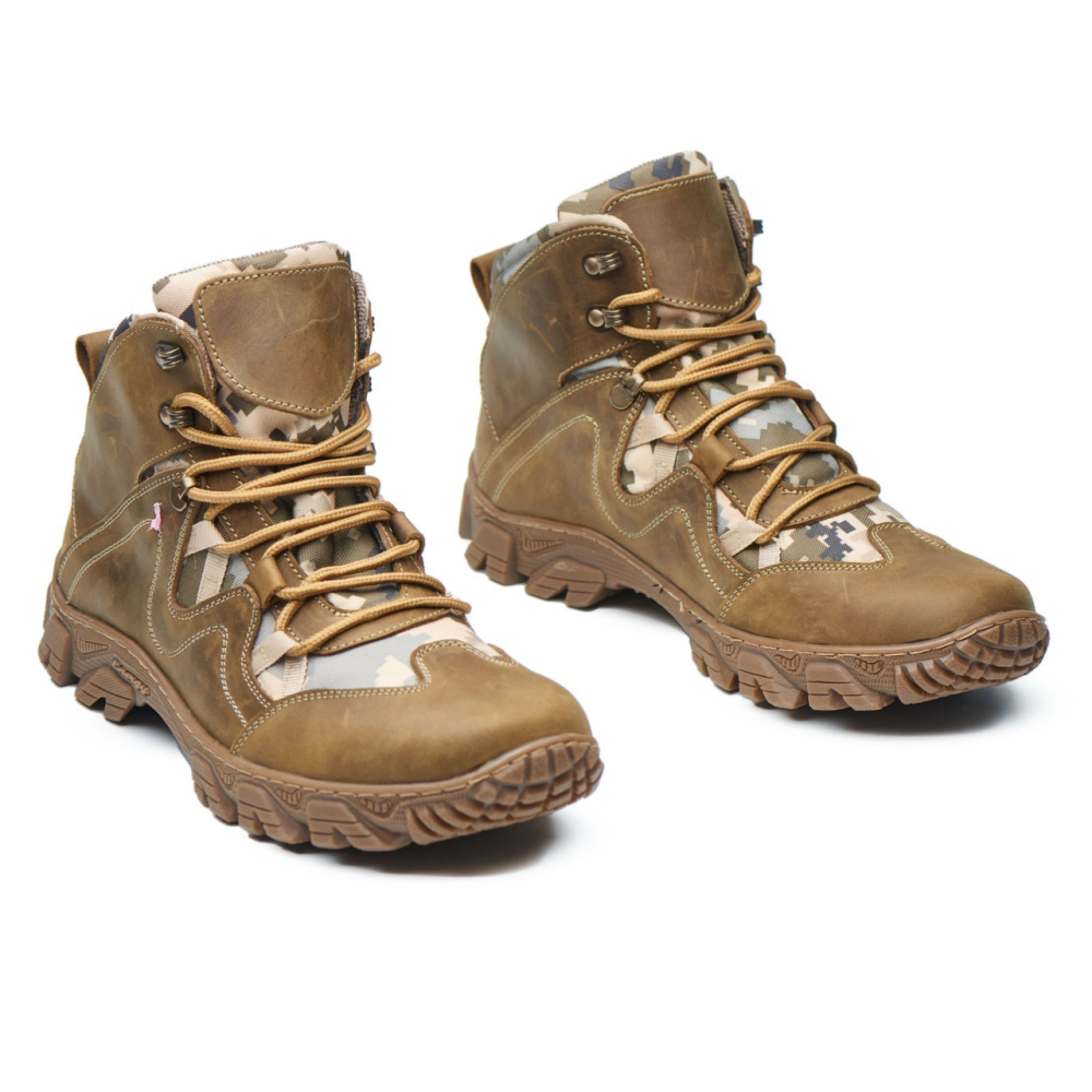 Тактичні шкиряні БОТИНКИ БЕРЦІ зі шкіри та кордури, прошиті , НЕ ПРОМОКАЮТЬ 40 (26,5 ) Харків - фото 6