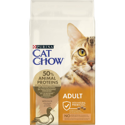 Сухой корм для кошек Purina Cat Chow Adult с уткой 15 кг (7613035394889) Винница - изображение 1