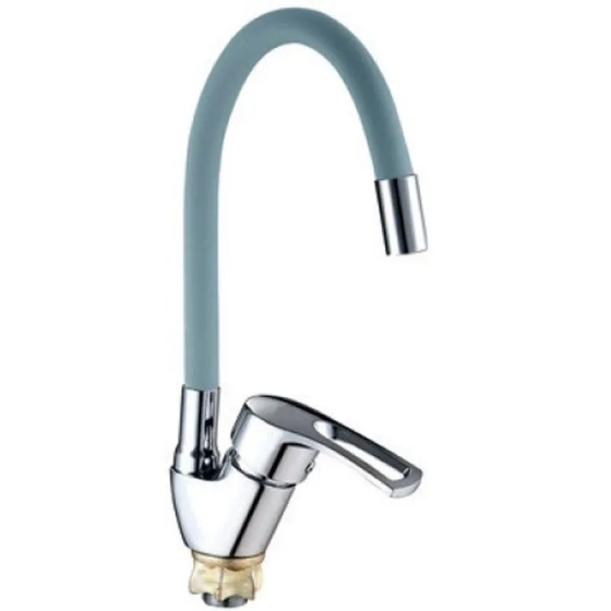 Змішувач для кухні Mixxus YUB4-181 Reflector Gray з сірим силіконовим виливом   ( MI6483 ) 37132 Харків