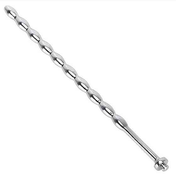 Уретральний стимулятор металевий Straight Rod 120x6 мм Сріблястий Вінниця
