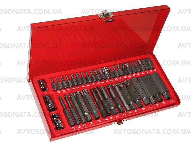 Набір біт 41 шт. (SPLINE, TORX, RIBE) НБ-3841 Alloid Вінниця - фото 2