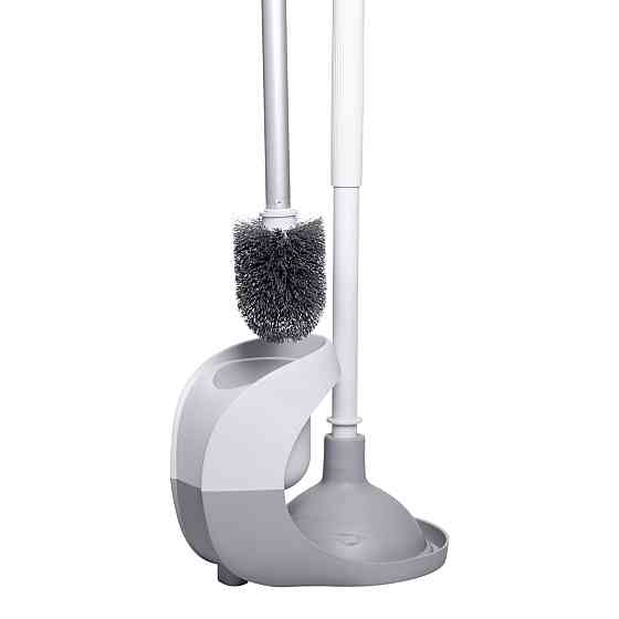 Household Набір для чищення унітазу: йоржик для чищення туалету з підставкою та вантузом 50 (см Киев