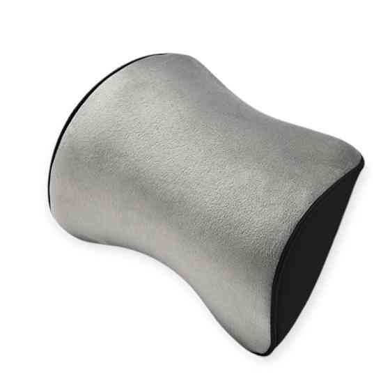 Подушки шиї на підголівник (2шт) читсті з ефектом пам'яті, велюр сірі для Мукачево