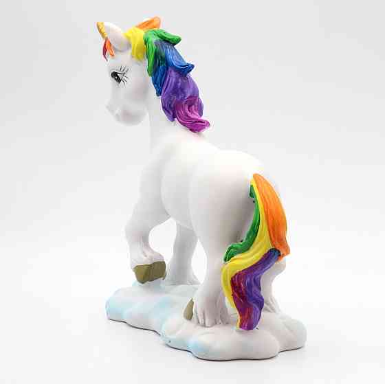 Статуэтка Единорога декоративная 17 см Белый Киев