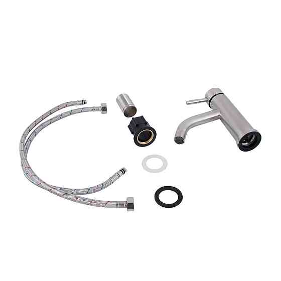 Змішувач для раковини Lidz Aria 0011F (k35) LDARI0011FNKS46091 Nickel Київ