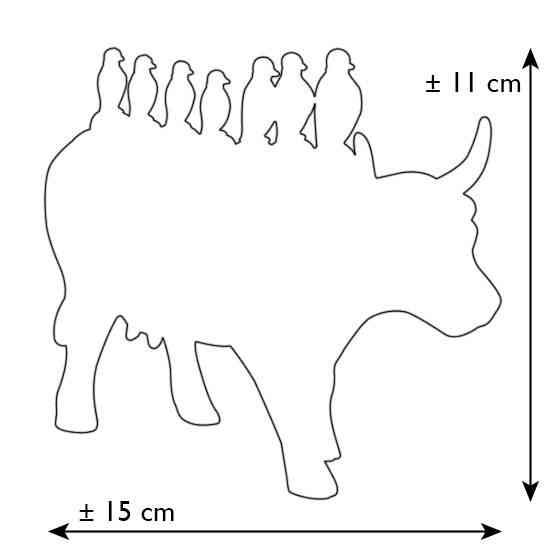 Коллекционная статуэтка корова Transporte Coletivo Ровно