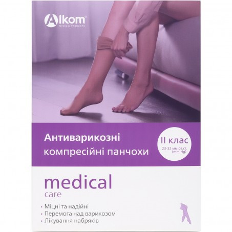 Чулки компрессионные антиварикозные medical care, класс компрессии 2, Алком Днепр - изображение 1