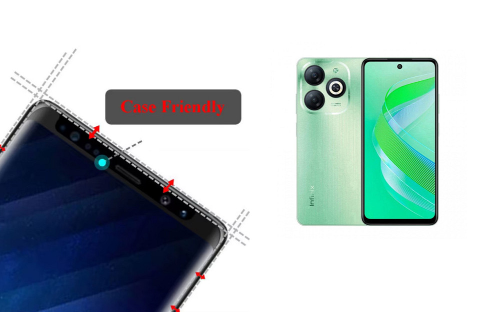 Захисне скло HyperGlass Pro для Infinix Smart 8, Smart 8 HD, Smart 8 Plus – максимальна чутливість та захист Київ - фото 4