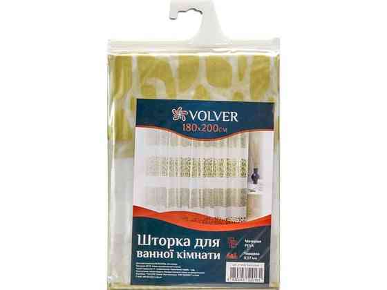 Штора для ванної 180*200см Exclusive ПЕВА арт.51405 ТМ VOLVER Київ
